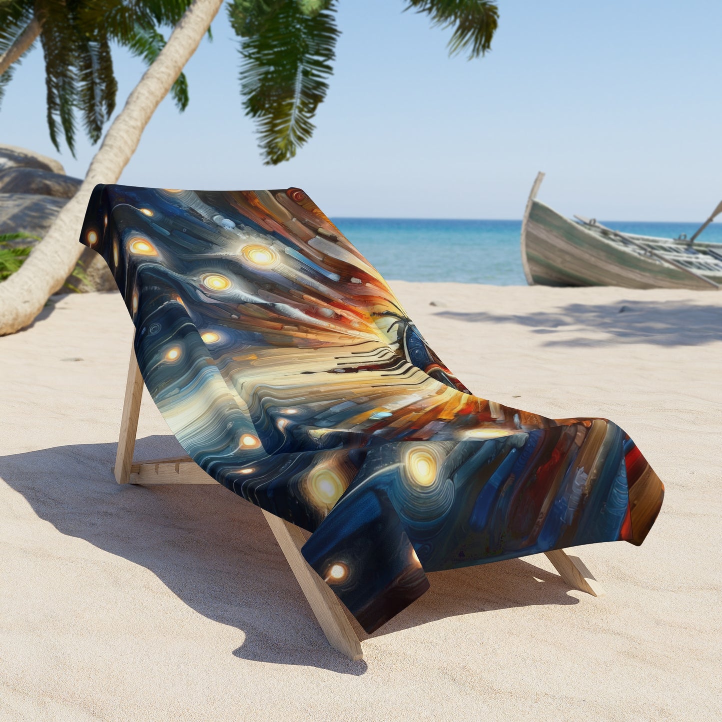 Wisdom Compass Journey Beach Towel