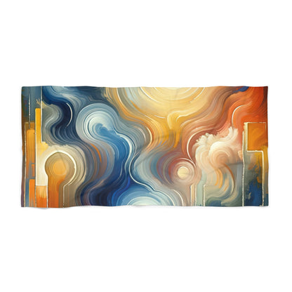 Spiritual Tranquil Sanctuary Beach Towel