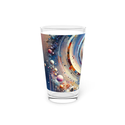 Conscious Rings Tachism Pint Glass, 16oz