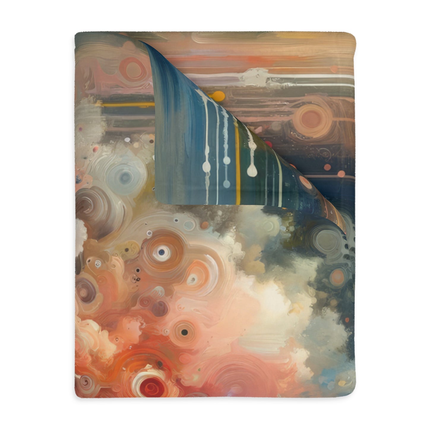 Abstract Beliefs Reflection Velveteen Microfiber Blanket (Two-sided print)