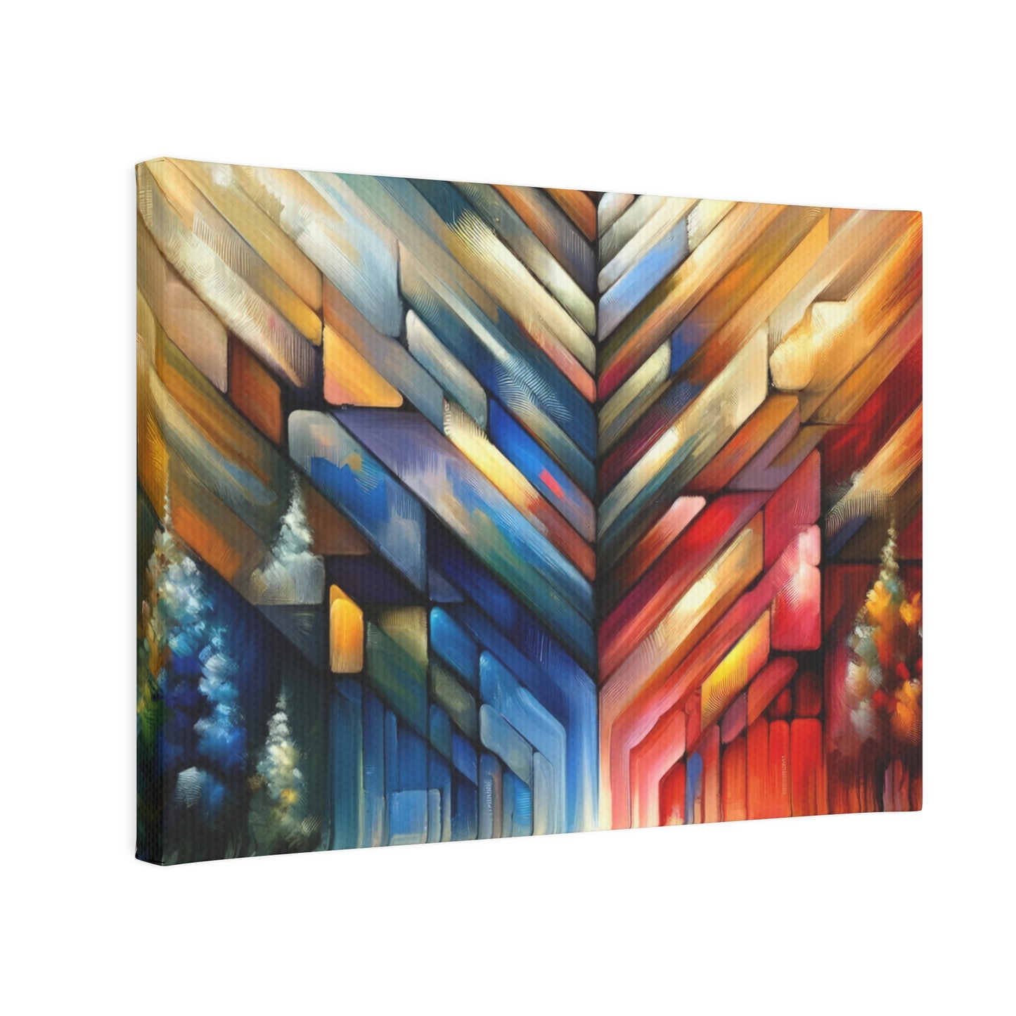 Anchored Tenets Abstraction Canvas Photo Tile