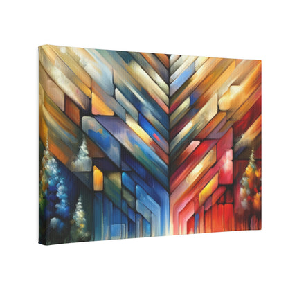 Anchored Tenets Abstraction Canvas Photo Tile