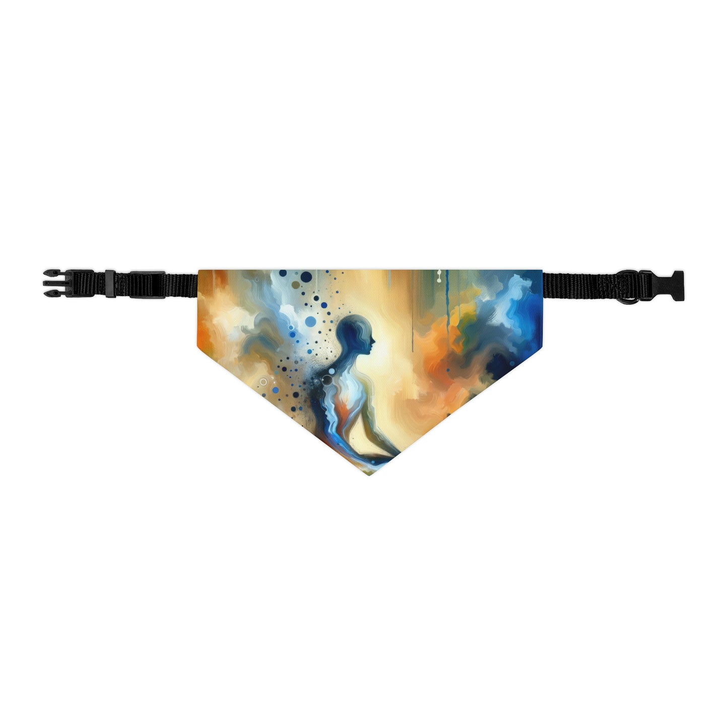 Resonance Abstract Healing Pet Bandana Collar