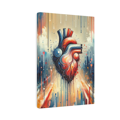Rhythmic Heart Harmony Canvas Photo Tile