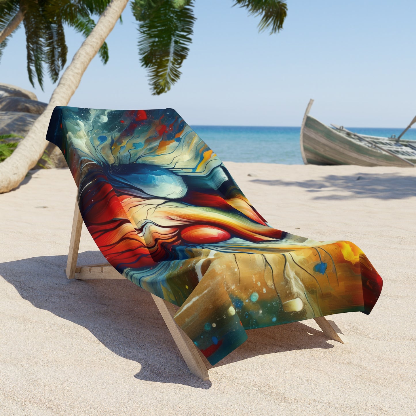 Humanity Heart Unveiled Beach Towel