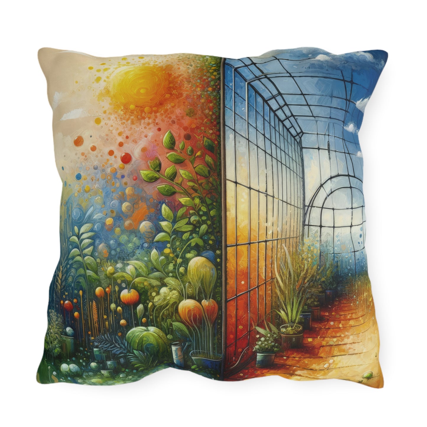 Greenhouse Digital Genesis Outdoor Pillows