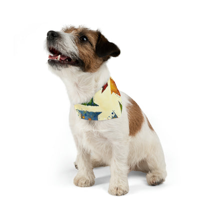 Sustainable Transformation Tachism Pet Bandana Collar