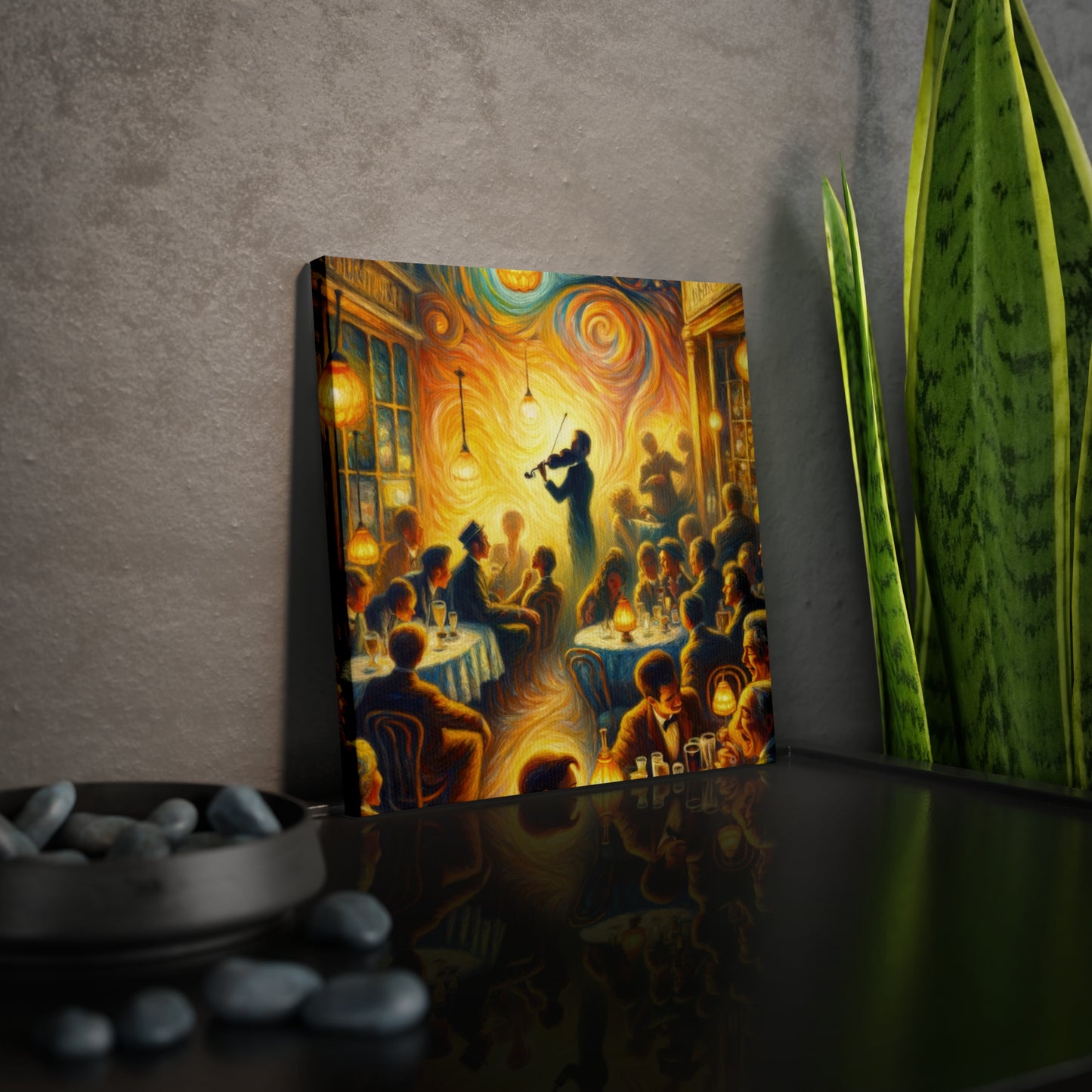 Bistro Emotive Entry Canvas Photo Tile