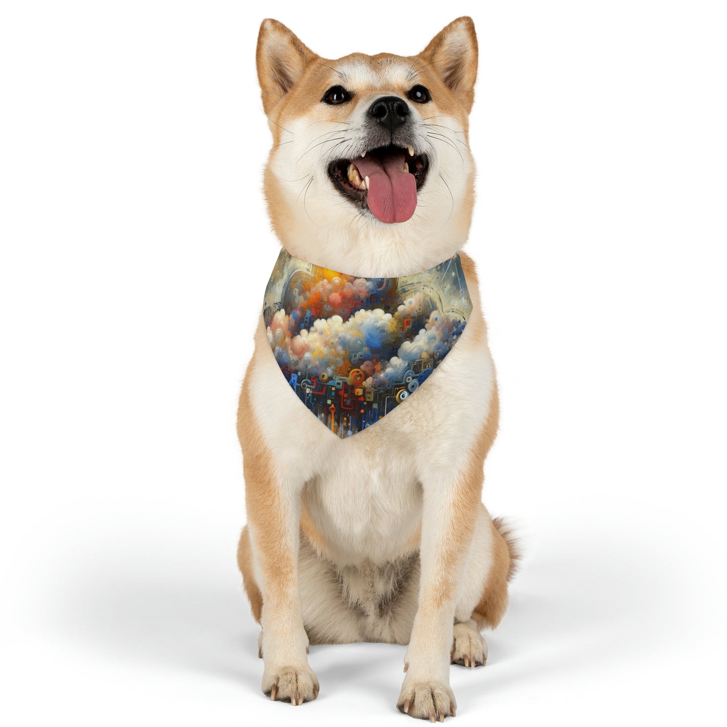 Cloud Community Crafting Pet Bandana Collar