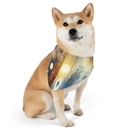 Stillness Transition Abstract Pet Bandana Collar
