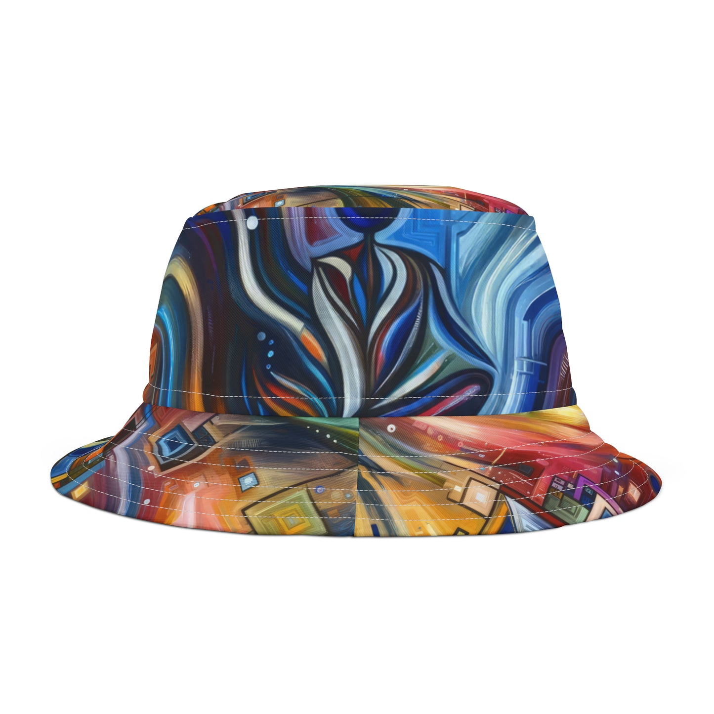 Digital Mindfulness Abstract Bucket Hat (AOP)