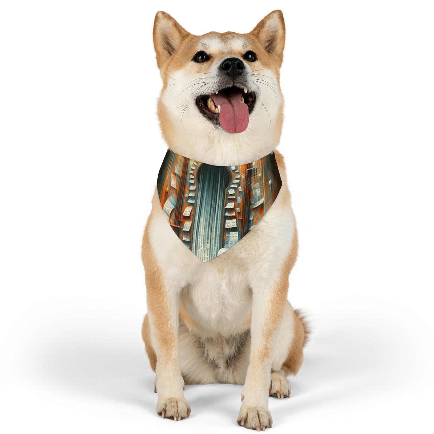 Illuminated Truths Mirror Pet Bandana Collar