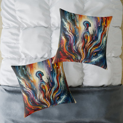 Threshold Collective Consciousness Spun Polyester Pillow