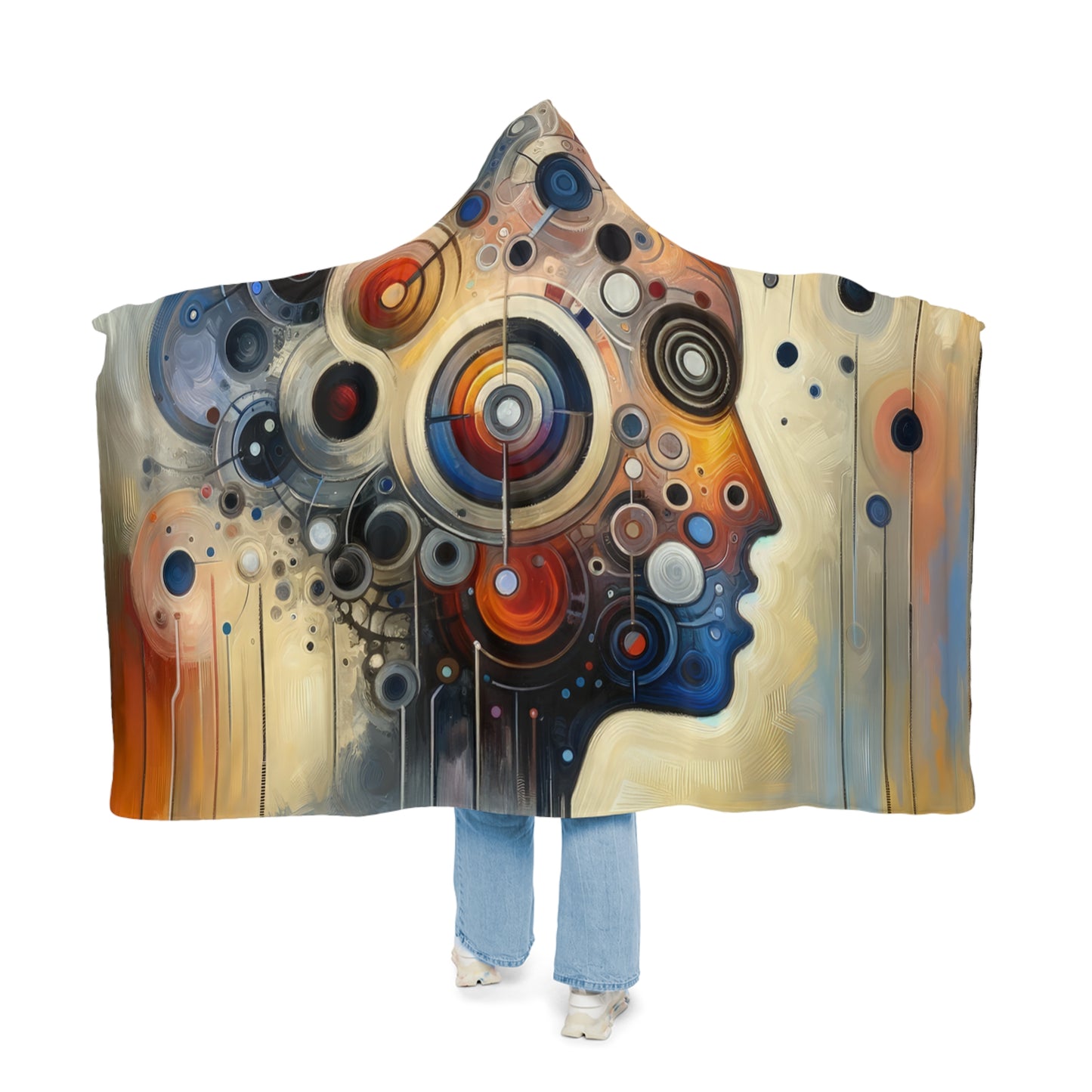 Mindful Tachism Engagement Snuggle Blanket