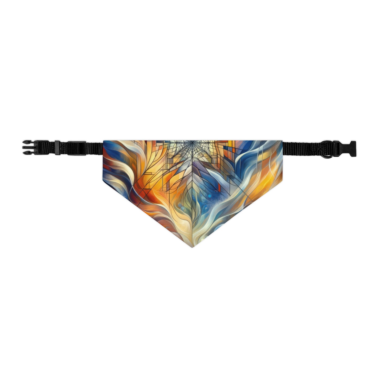 Weaving Renewal Web Pet Bandana Collar