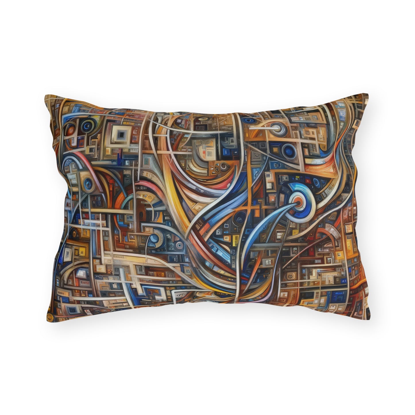 Intricate Life Tapestry Outdoor Pillows