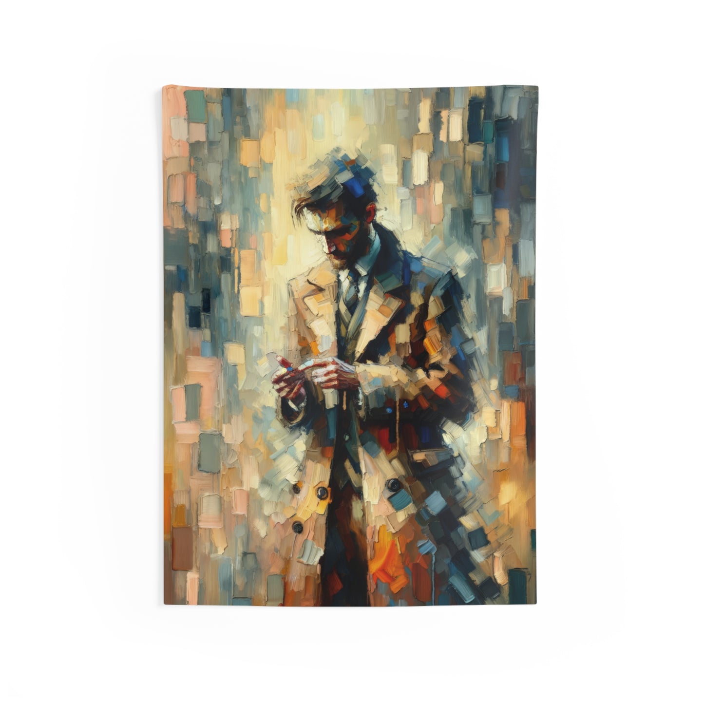 Urban Tachism Encounter Indoor Wall Tapestries