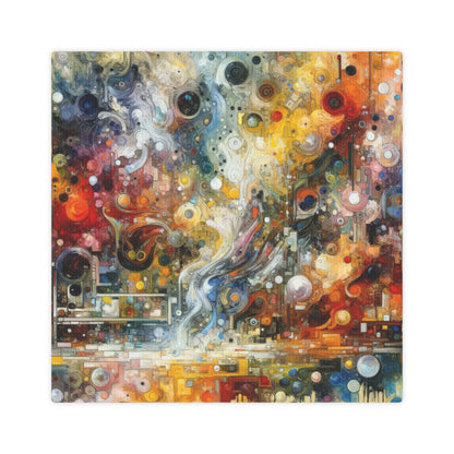 Perception Mosaic Abstract Canvas Photo Tile