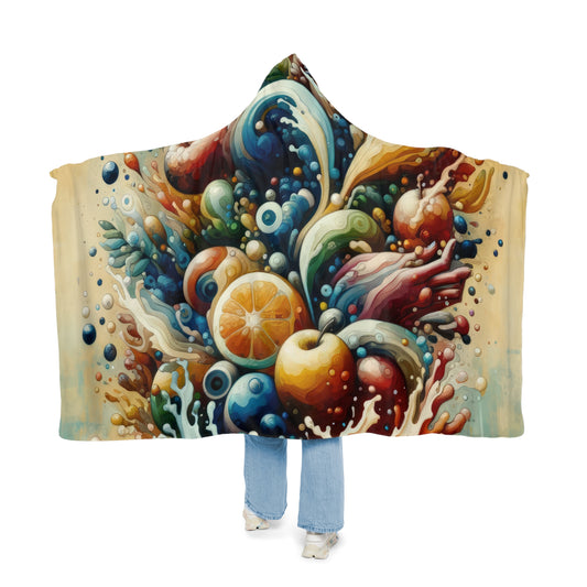 Nourishing Tachism Symphony Snuggle Blanket