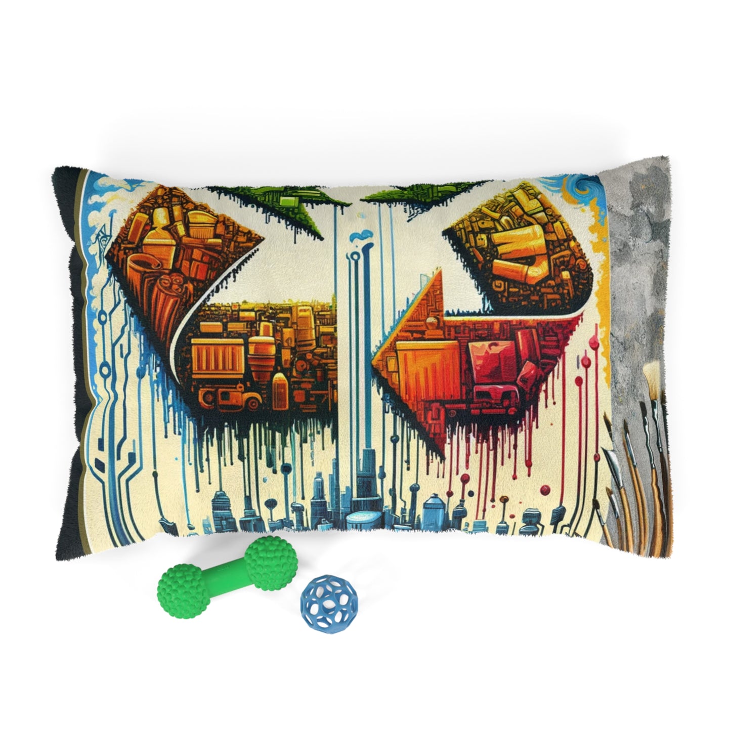 Upcycling Lifecycle Artistry Pet Bed