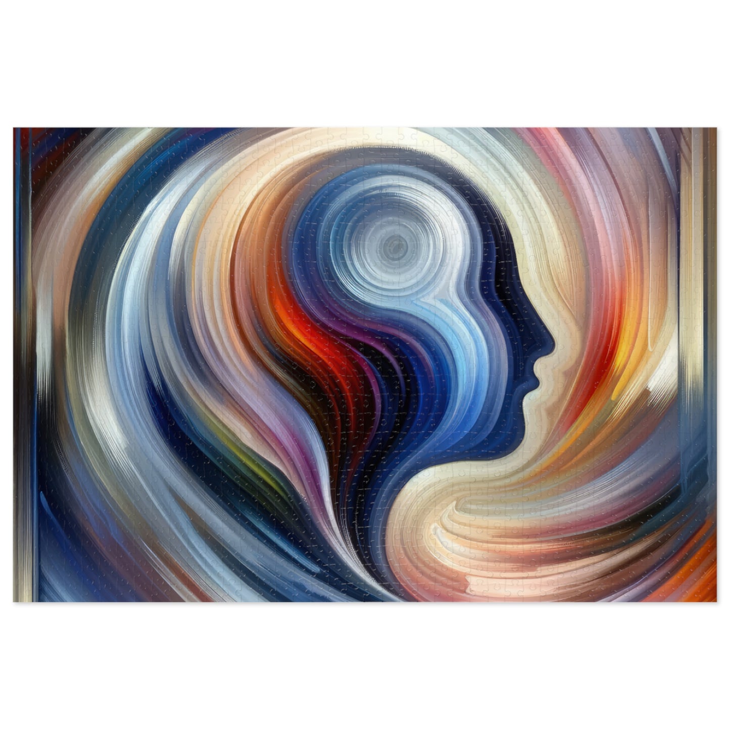 Harmonious Mindset Abstract Jigsaw Puzzle (30, 110, 252, 500,1000-Piece)