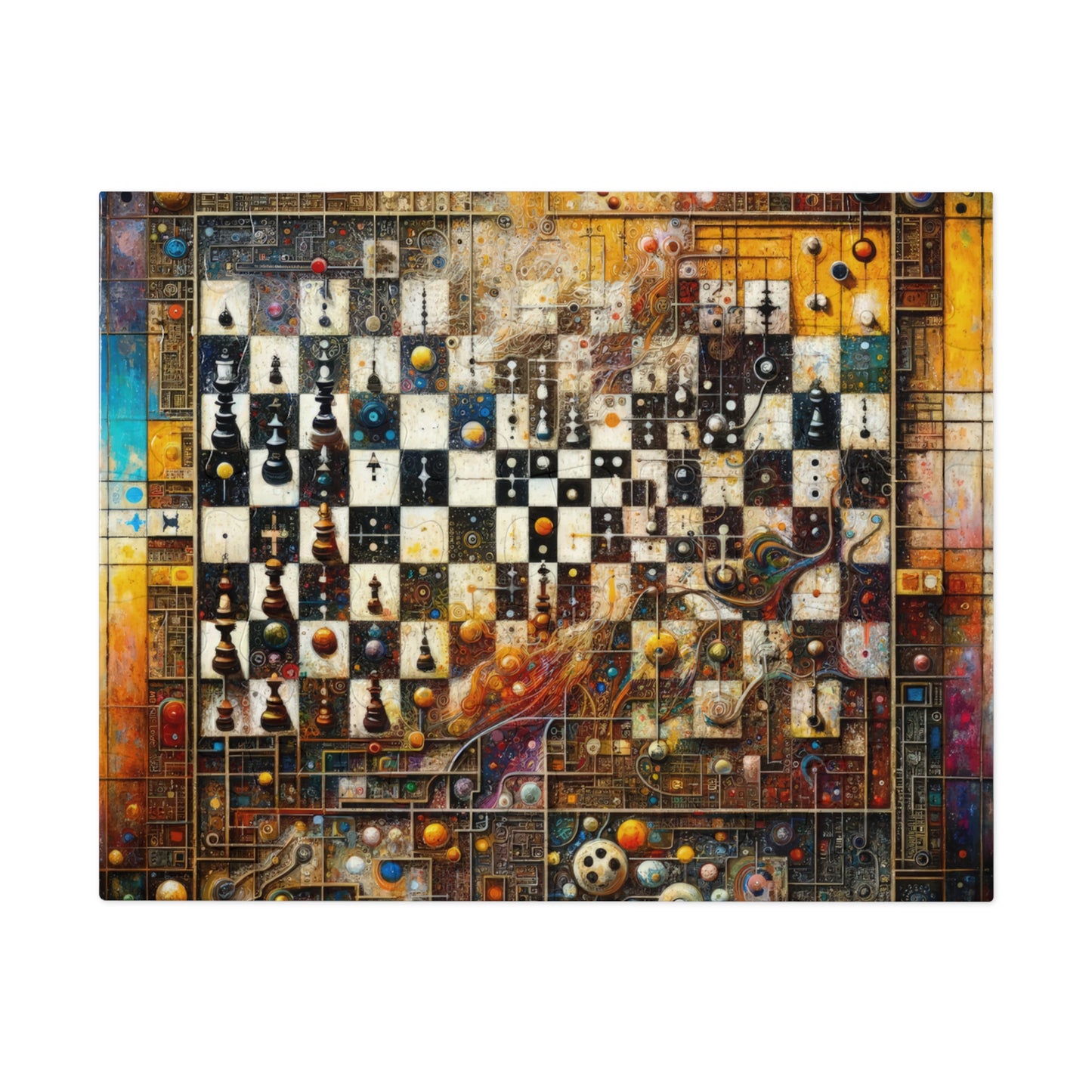 Cosmic Chess Integration Jigsaw Puzzle (30, 110, 252, 500,1000-Piece)