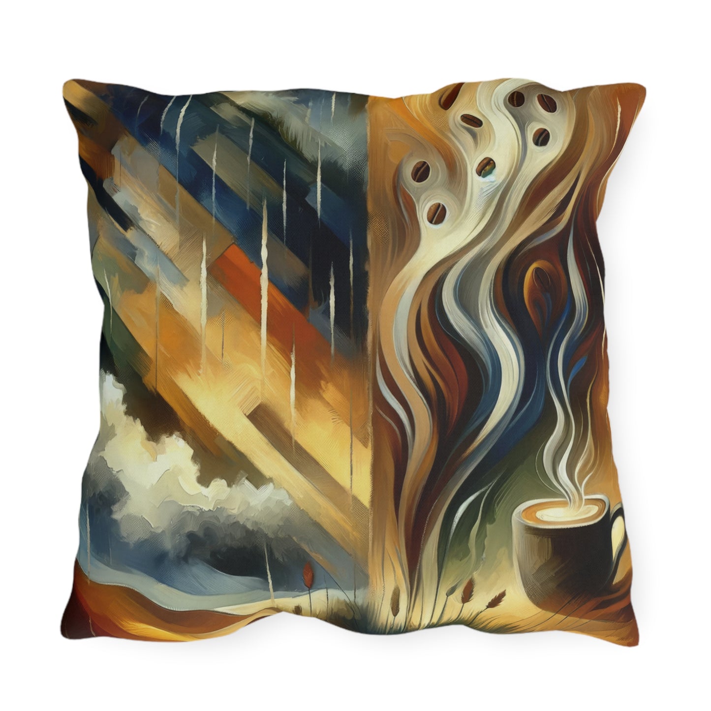 Aromatic Earth Encounter Outdoor Pillows