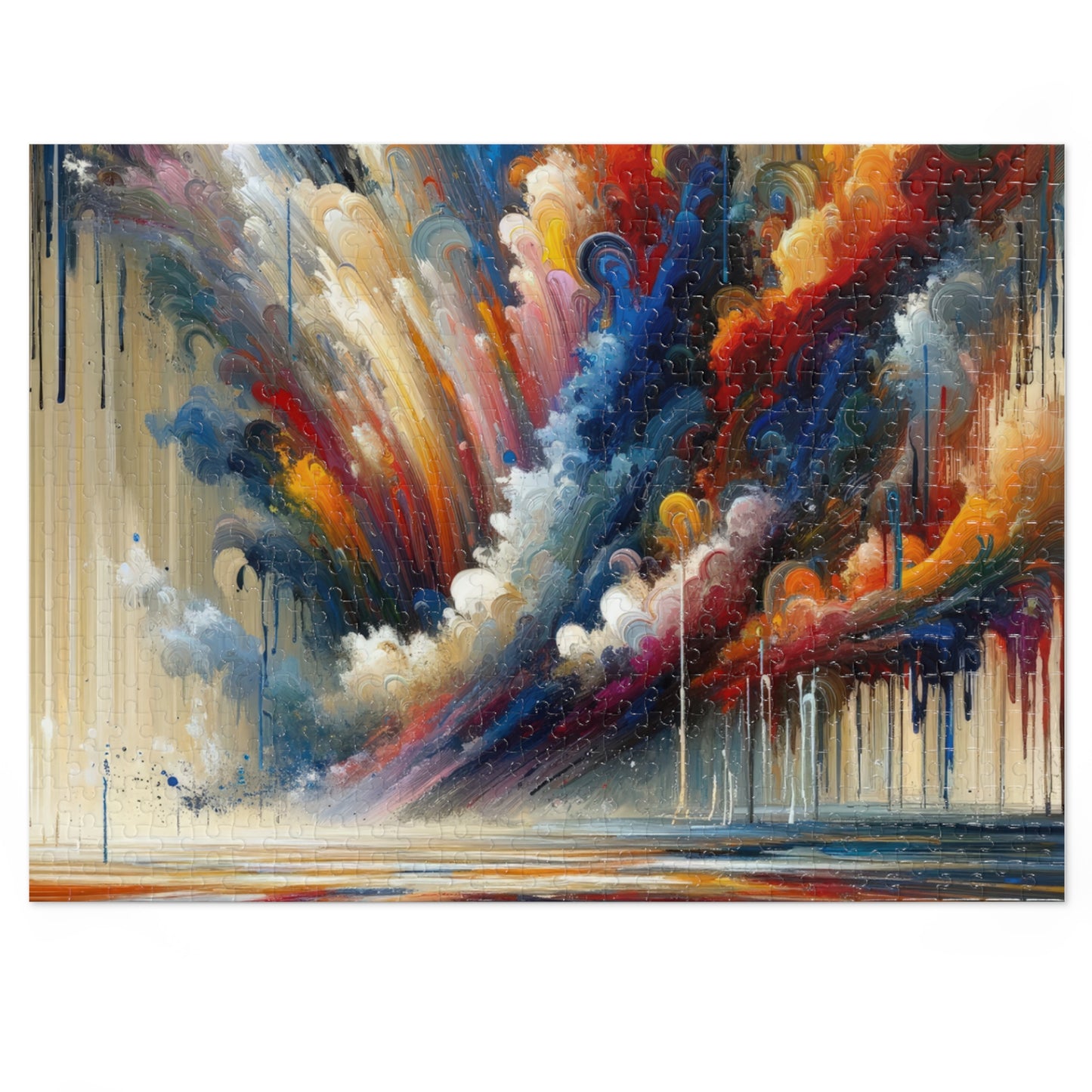 Grandiose Transformation Tachism Jigsaw Puzzle (30, 110, 252, 500,1000-Piece)