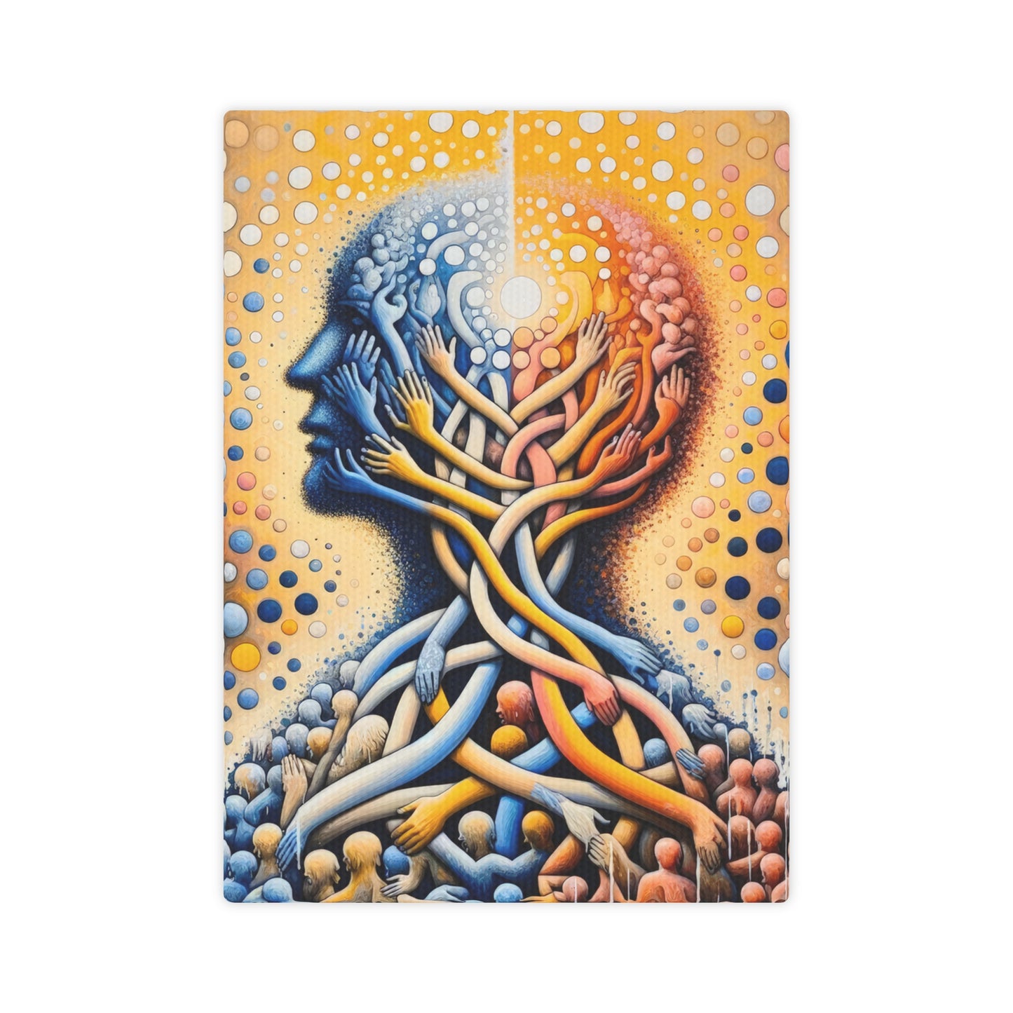 Unveiling Inner Essence Canvas Photo Tile