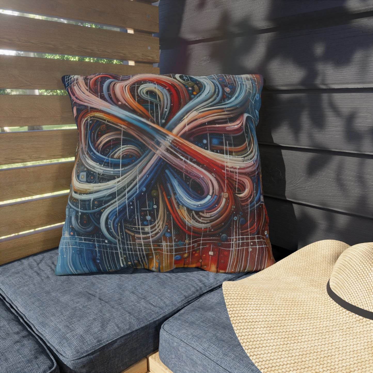 Humanity Tapestry Unification Outdoor Pillows