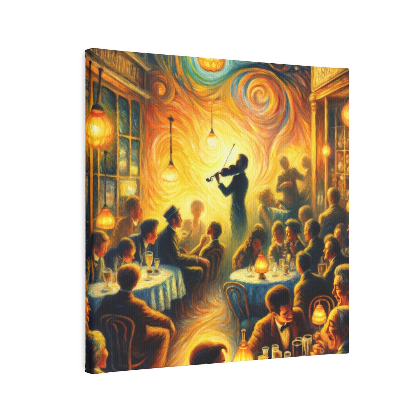 Bistro Emotive Entry Canvas Photo Tile