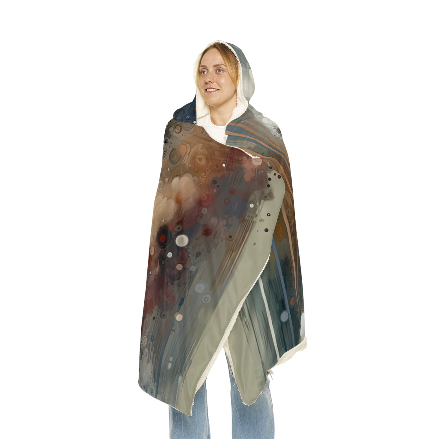 Ephemeral Hour Residue Snuggle Blanket