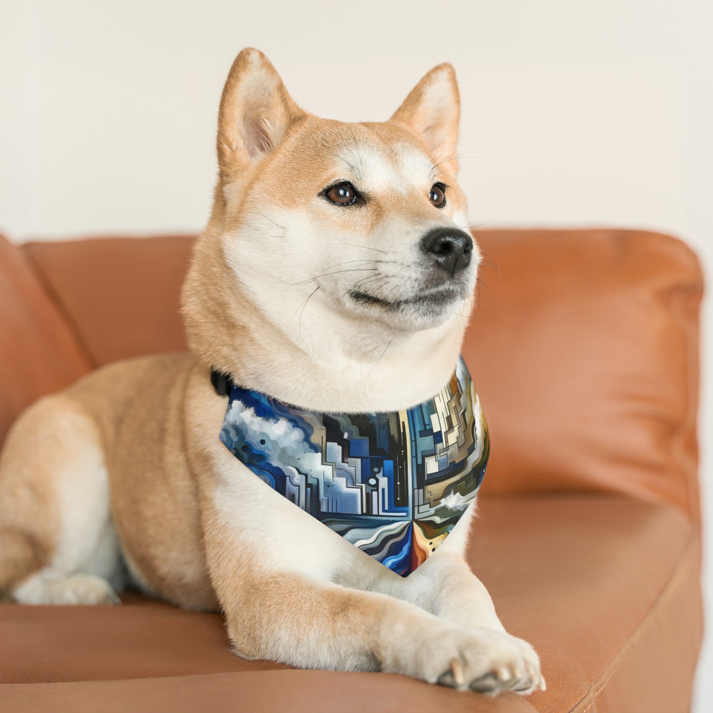 Digital Divide Navigation Pet Bandana Collar
