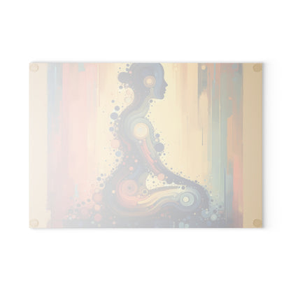 Patience Essence Tachism Glass Cutting Board