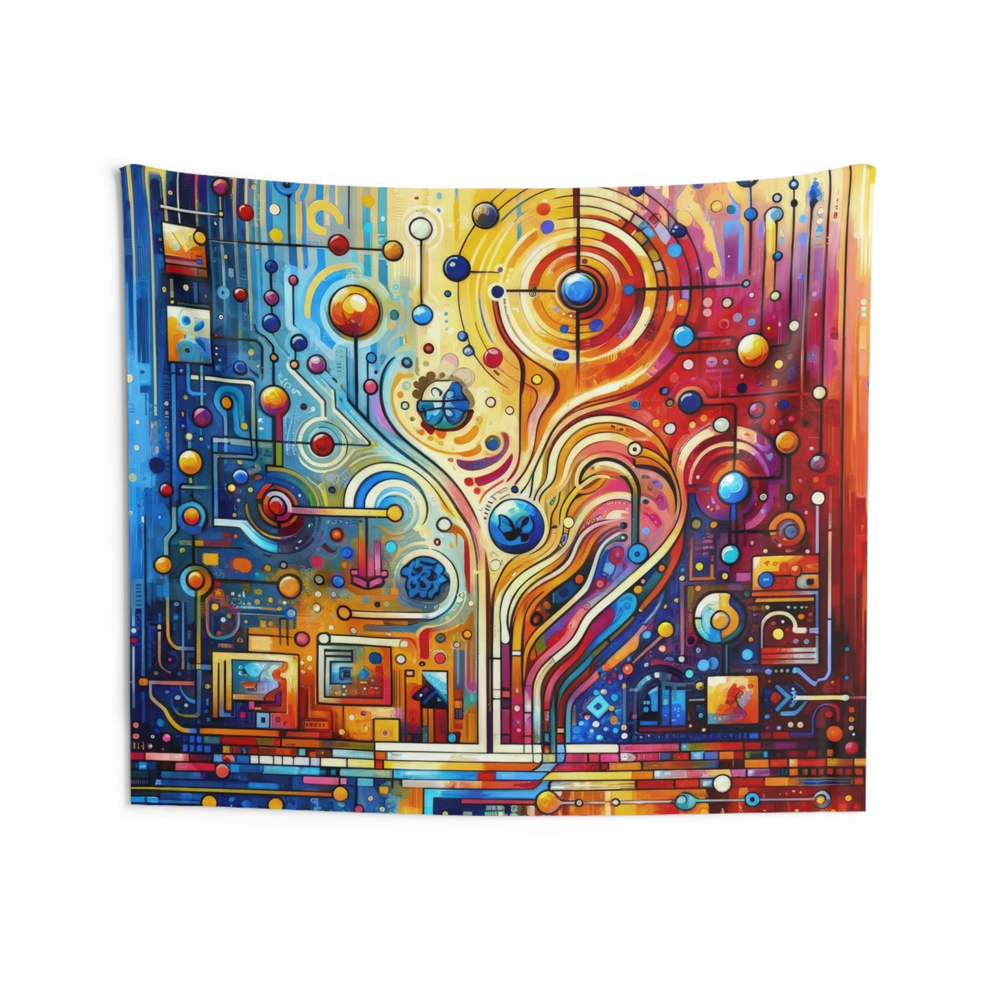 Supportive Divided Empathy Indoor Wall Tapestries