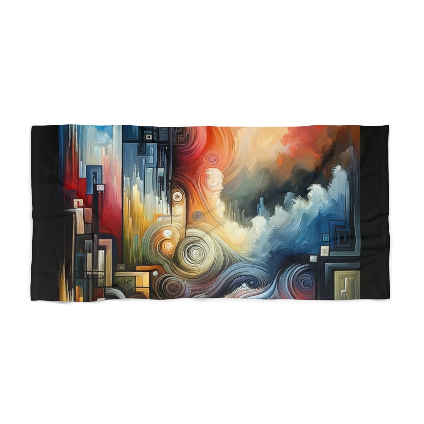 Tuning Essence Abstract Beach Towel