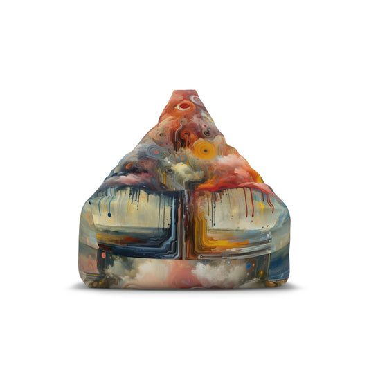 Abstract Beliefs Reflection Bean Bag Chair Cover