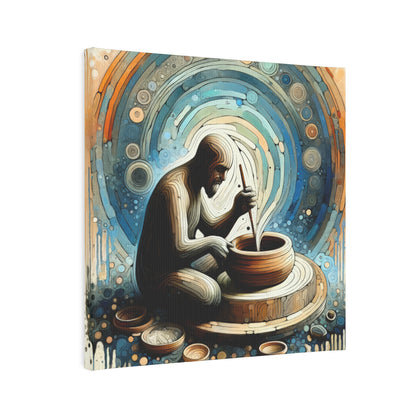 Crafting Semantic Pottery Canvas Photo Tile