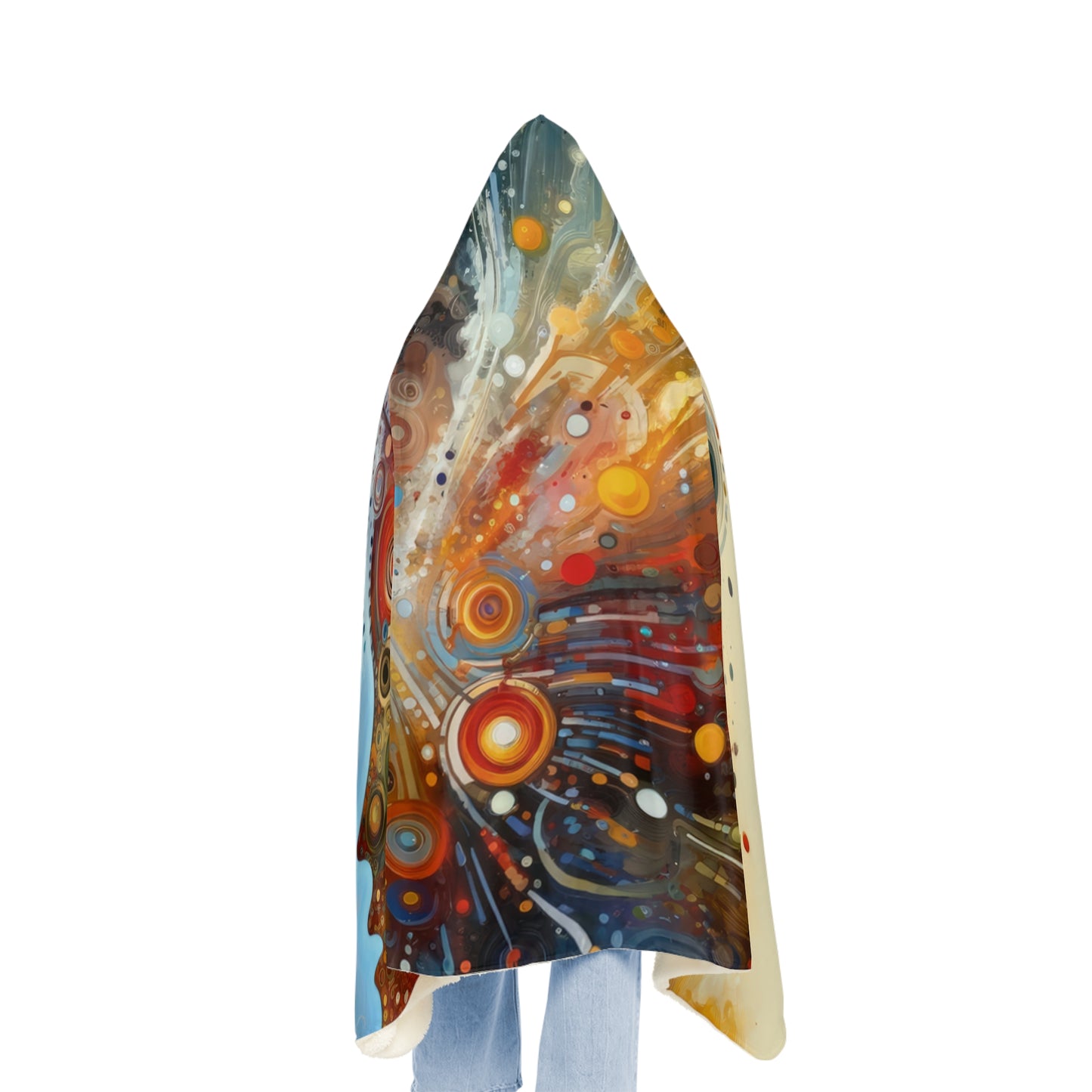 Desire Visualization Tachism Snuggle Blanket