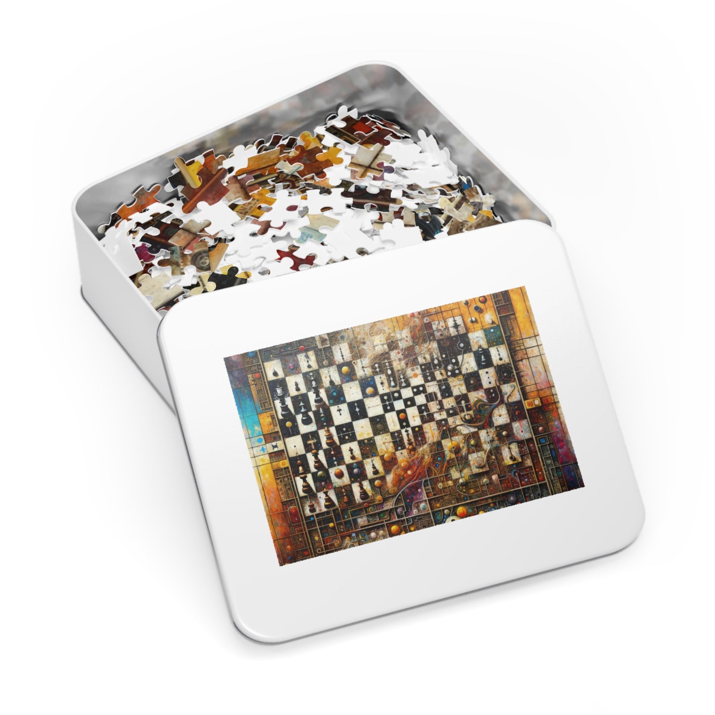 Cosmic Chess Integration Jigsaw Puzzle (30, 110, 252, 500,1000-Piece)