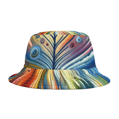 Sustainable Ripple Abstract Bucket Hat (AOP)