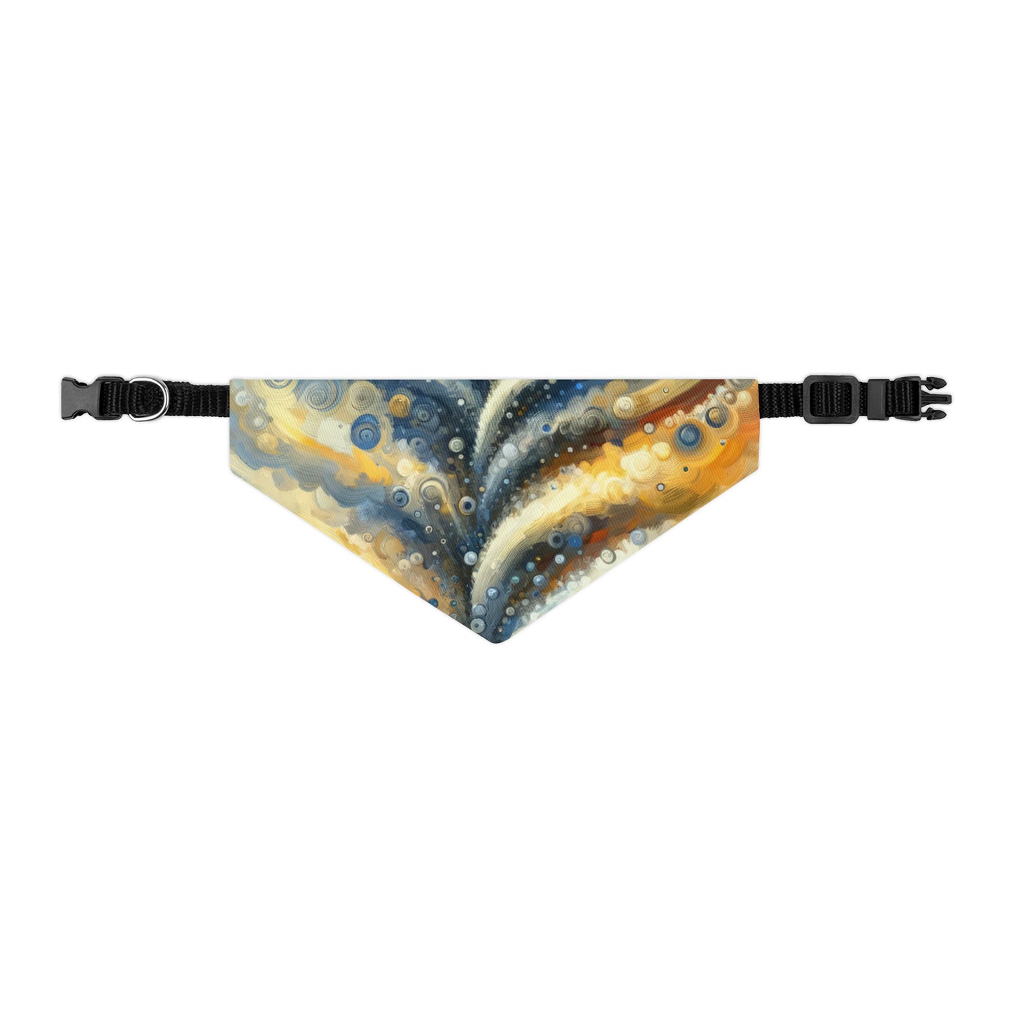 Ripple Effect Abstraction Pet Bandana Collar