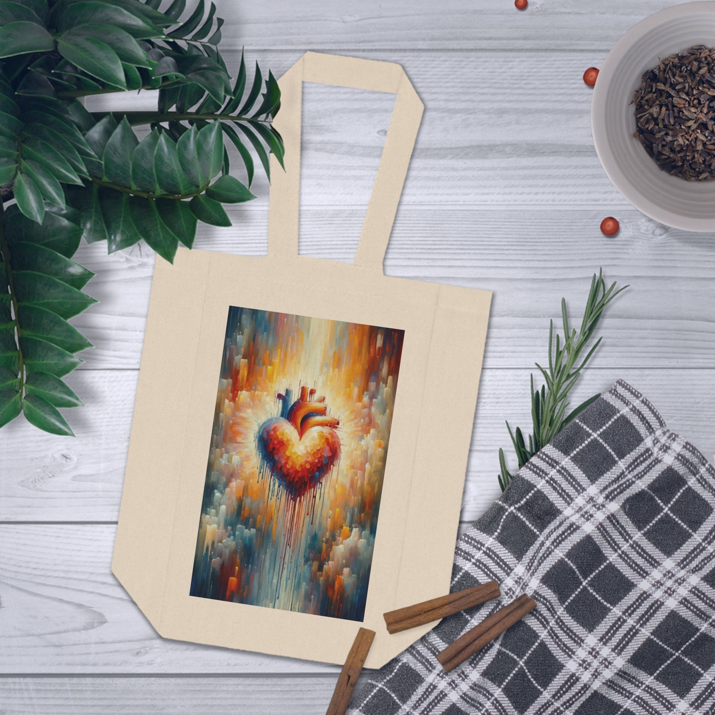 Vital Compassionate Beat Double Wine Tote Bag