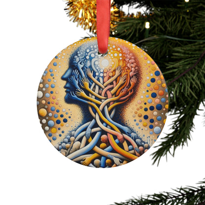 Unveiling Inner Essence Acrylic Ornament with Ribbon