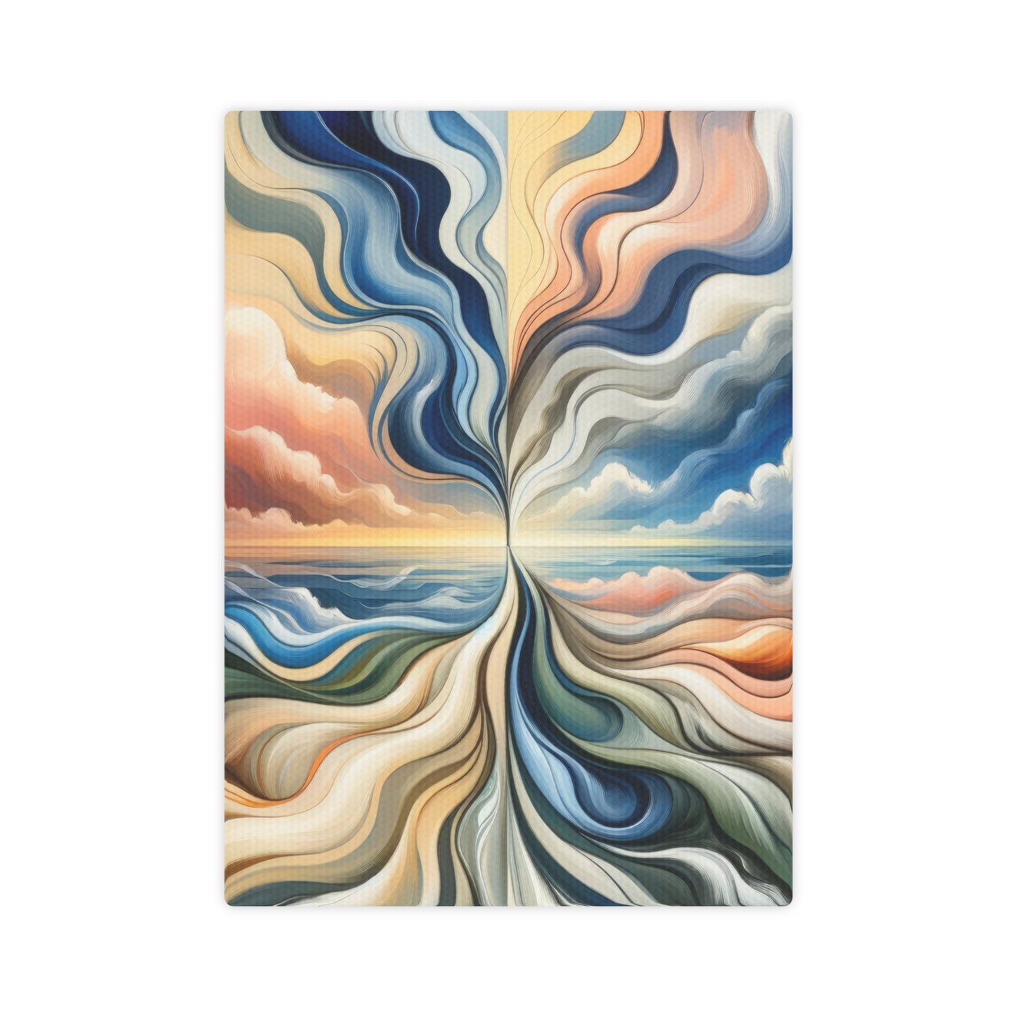 Tachism Confluence Harmony Canvas Photo Tile