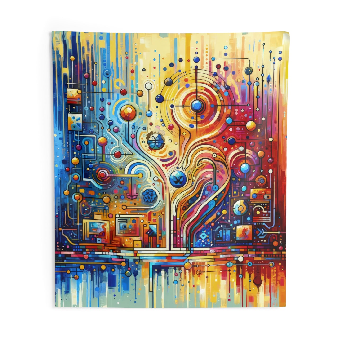 Supportive Divided Empathy Indoor Wall Tapestries