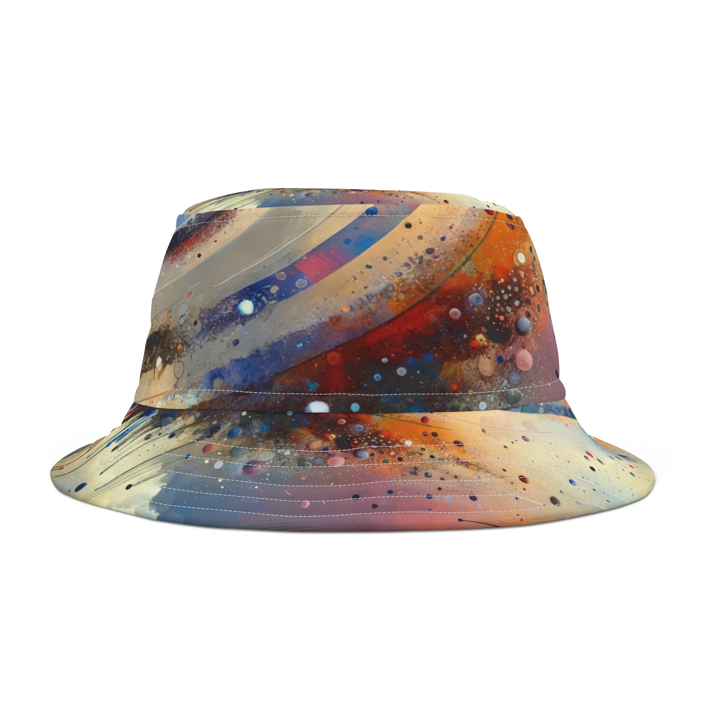 Conscious Rings Tachism Bucket Hat (AOP)