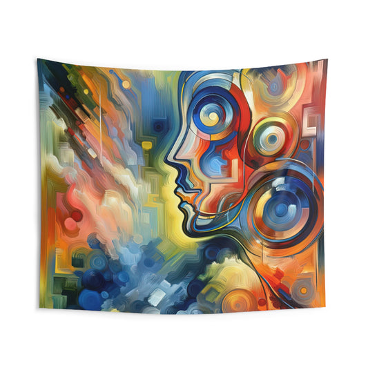 Emotional Perception Abstract Indoor Wall Tapestries