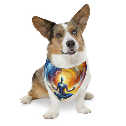 Techno Spiritual Synthesis Pet Bandana Collar
