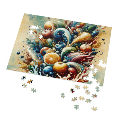 Nourishing Tachism Symphony Jigsaw Puzzle (30, 110, 252, 500,1000-Piece)